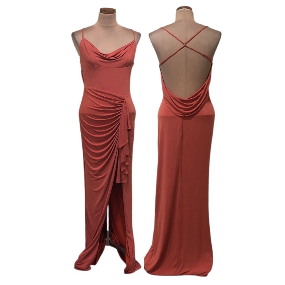 Katie May So Juicy Maxi Dress Size Medium Orange